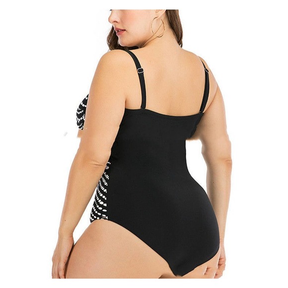 Printed One-piece Swimsuit Plus Size Bikini Women beach wear - Picture 2 of 7